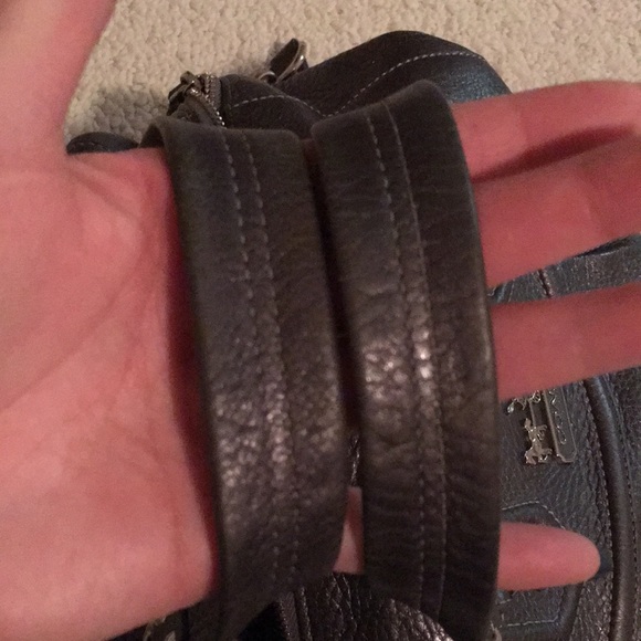 A Coach satchel with a shoulder strap. - Picture 9 of 11